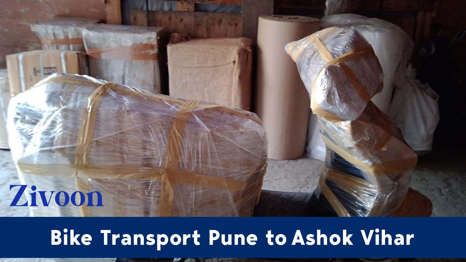 Bike Transport Service Pune to Ashok Vihar