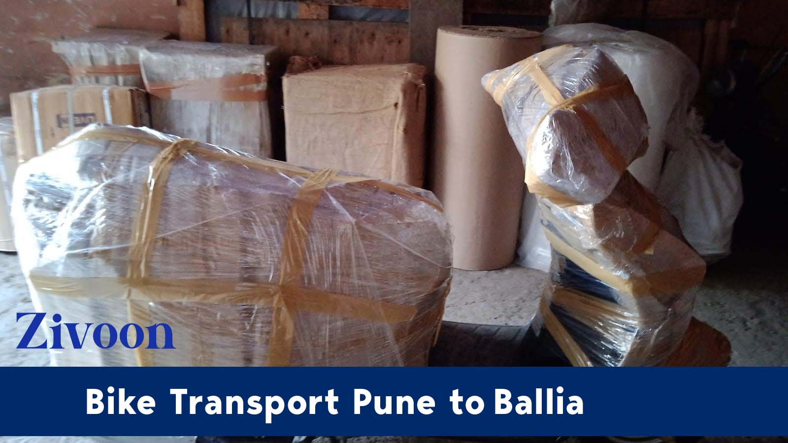 Bike Transport Service Pune to Ballia