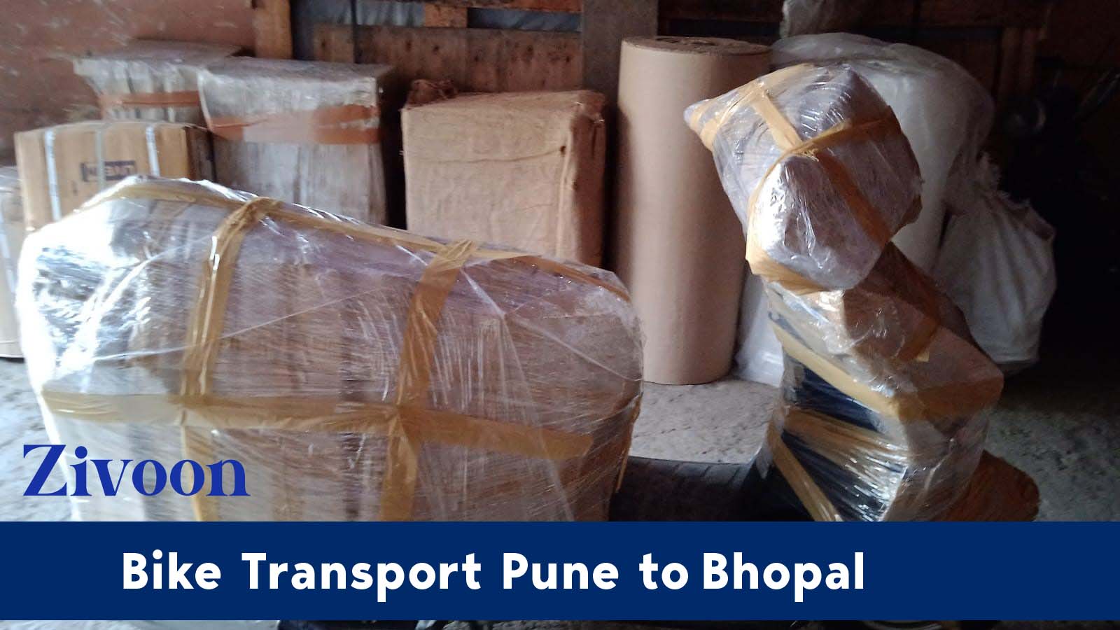 Bike Transport Service Pune to Bhopal