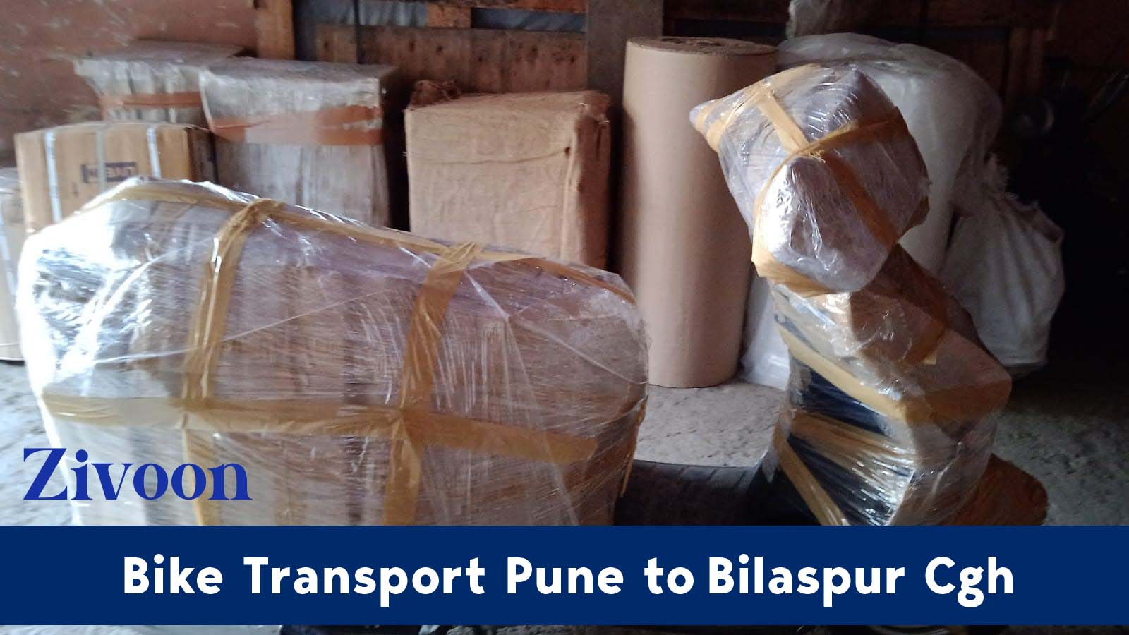 Bike Transport Service Pune to Bilaspur Cgh