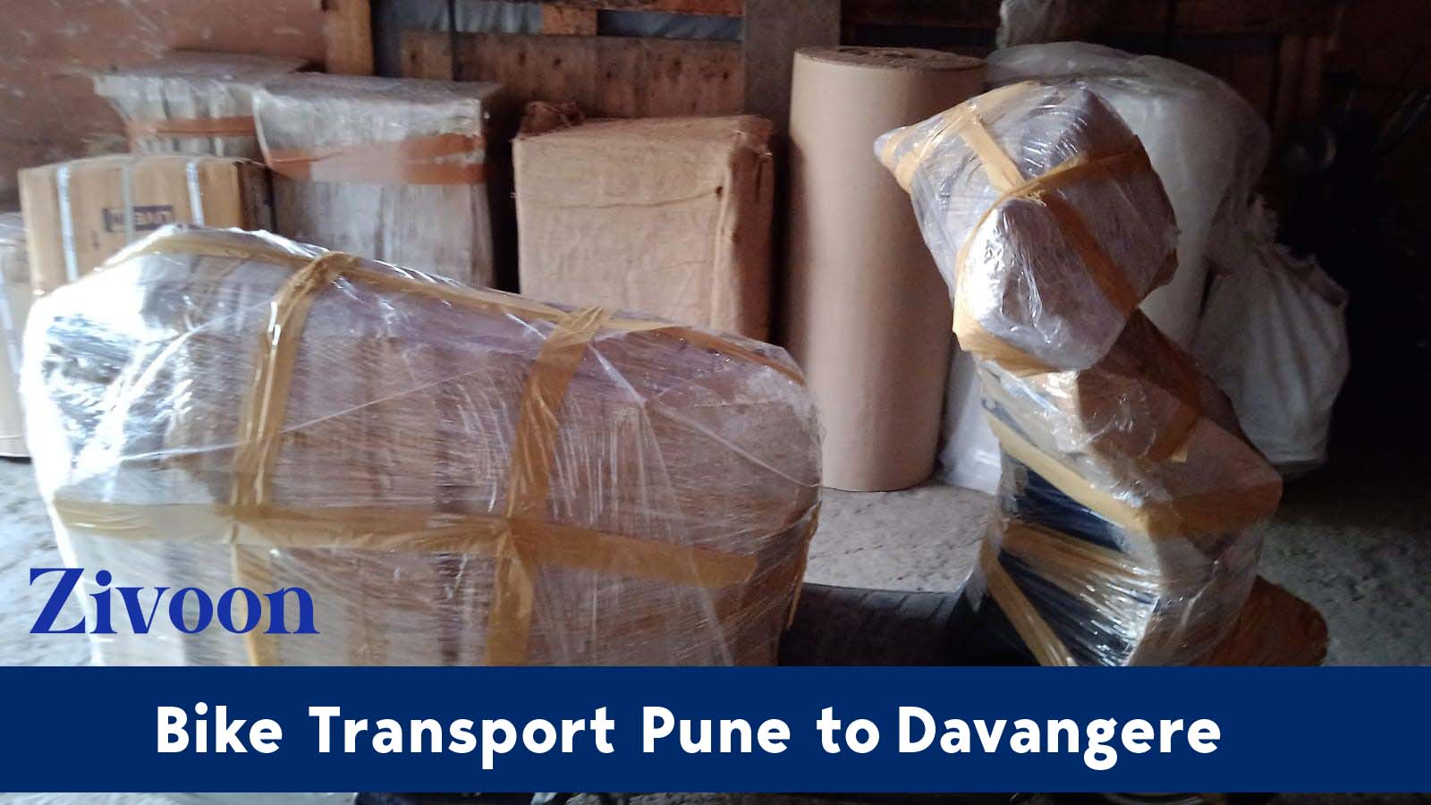 Bike Transport Service Pune to Davangere