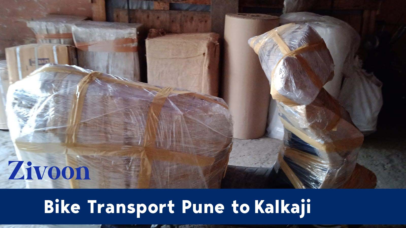 Bike Transport Service Pune to Kalkaji