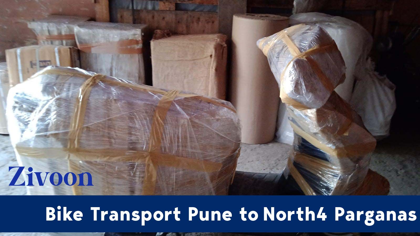 Bike Transport Service Pune to North4 Parganas