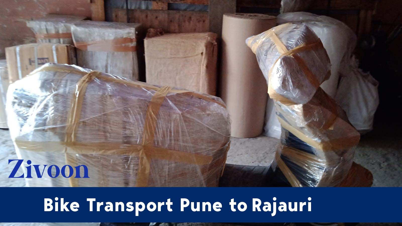 Bike Transport Service Pune to Rajauri